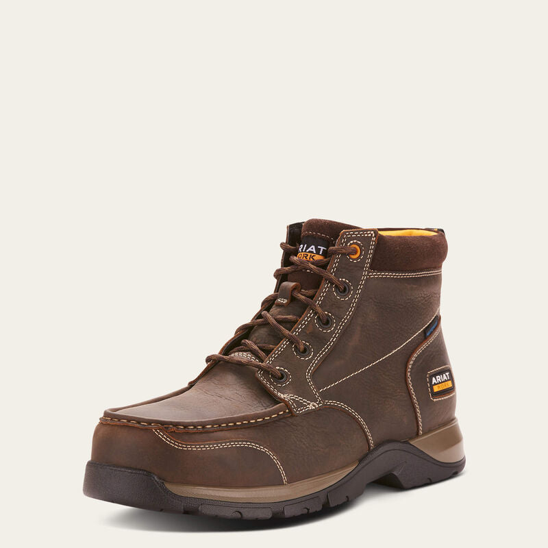 Ariat Edge LTE Chukka H2O Comp Toe Dark Brown Work Boots Men\'s Sizes 10 - 10.5EE Ariat Edge LTE Chukka H2O Comp Toe Dark Brown Work Boots  main image 4