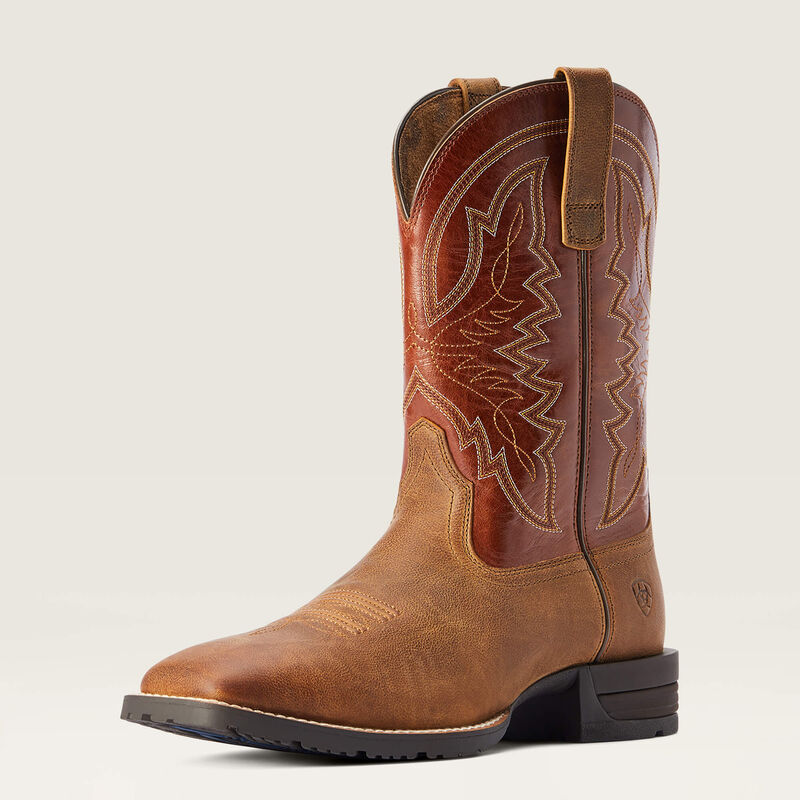 Ariat Hybrid Ranchwork Brown Leather Western Work Boot - 10042395 Ariat: Men main image 4