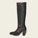 Cuadra Black Western Cowgirl Stingray knee High Boots For Women  3F99MA