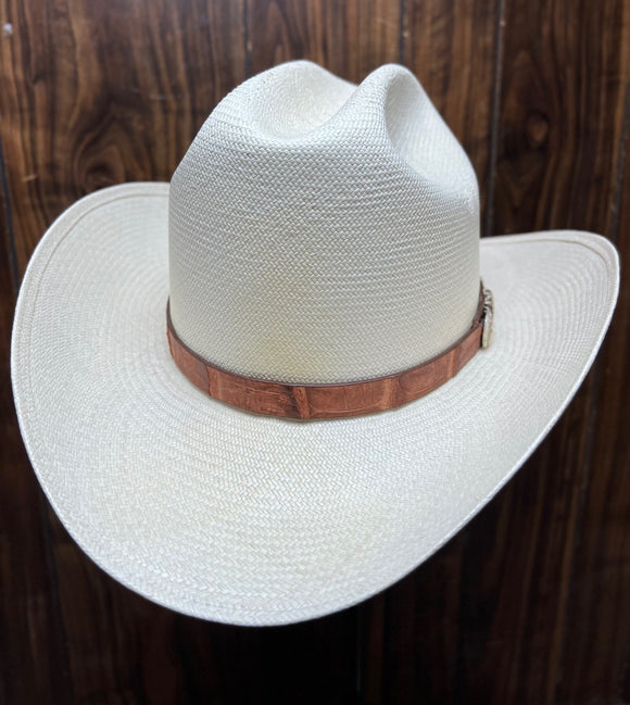 Larry Mahan's 500X Straw Hat Genuine Panama