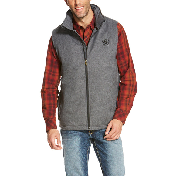 Ariat Mens Team Insulated Vest Charcoal Heather