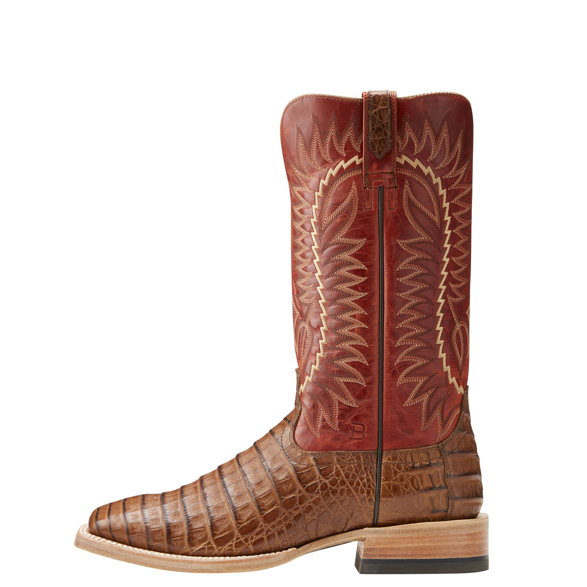 Ariat Mens Relentless Gold Western Boots Caramel Caiman/Ace