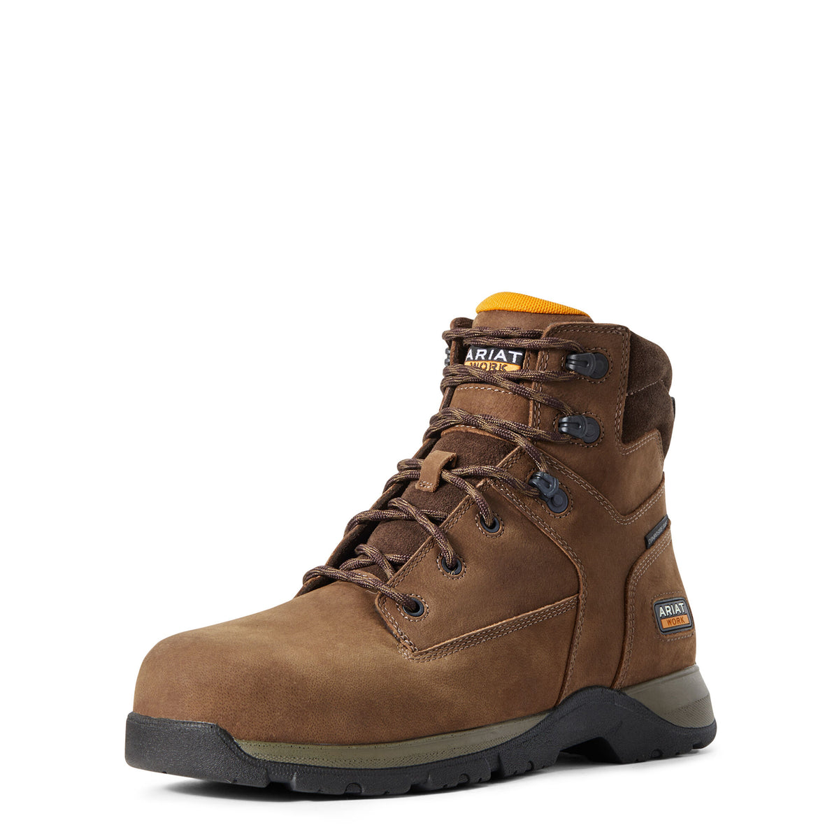 Ariat Men\'s Size 14D Edge LTE Moc Composite Toe Work Boot Lace Up Leather Brown Ariat Workwear Men main image 4