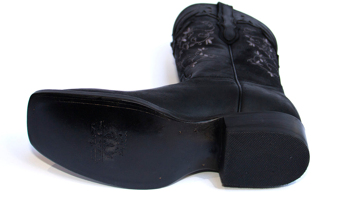 Women's Western Black Boots El General 34514