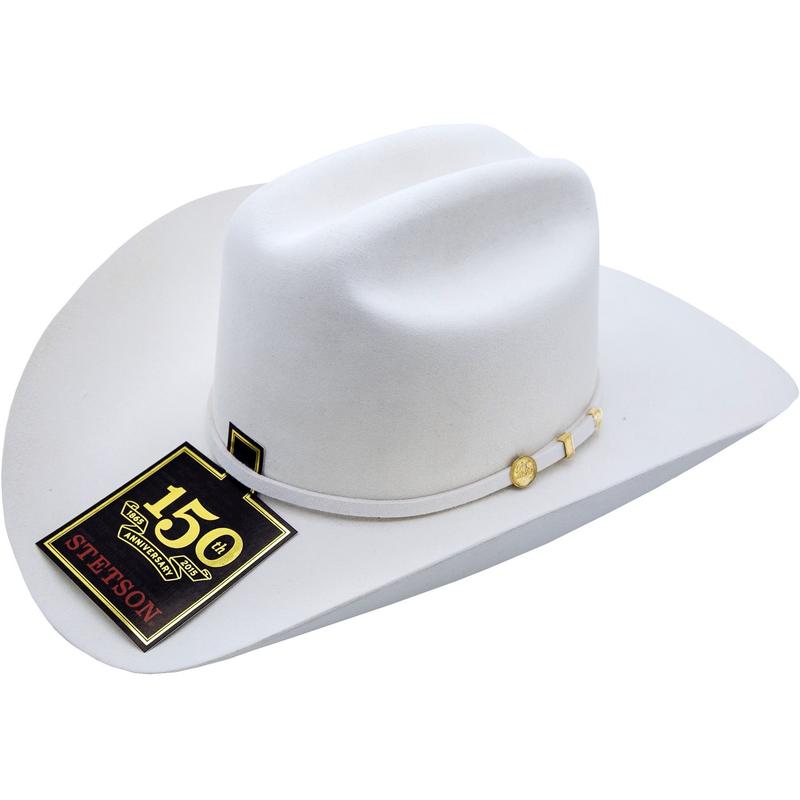 100x El Stetson Hat - White – RR Western Wear