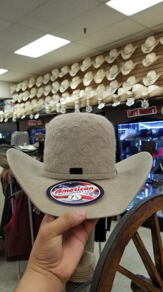 American Hat Co Felt 20x Grizzly Black 4 1/4 brim