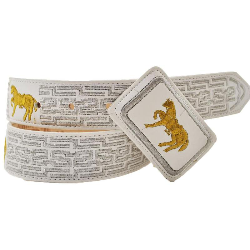 EMBROIDERED COWBOY BELT IMP-13108 – RR Western Wear