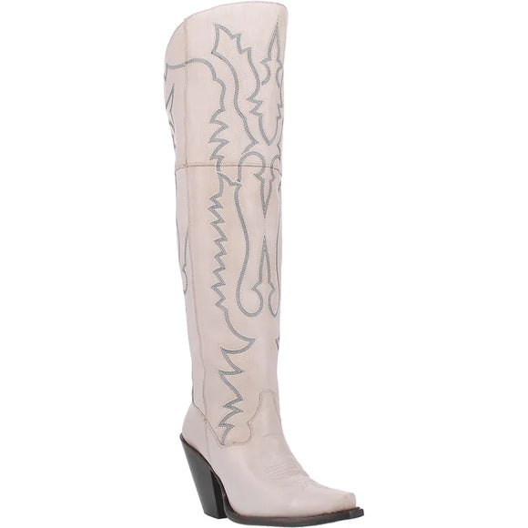 Loverly Tall White Boots Style No.: DP4377