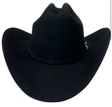 RRango Hats Julion Fine Wool Felt Cowboy Hat Black