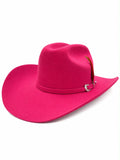 RRango Hats Rodeo Fine Wool Felt Cowboy Hat hot pink