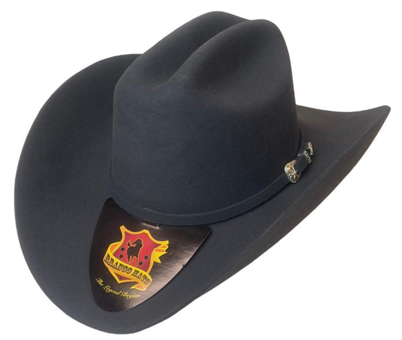RRango Hats Julion Fine Wool Felt Cowboy Hat Granite Grey