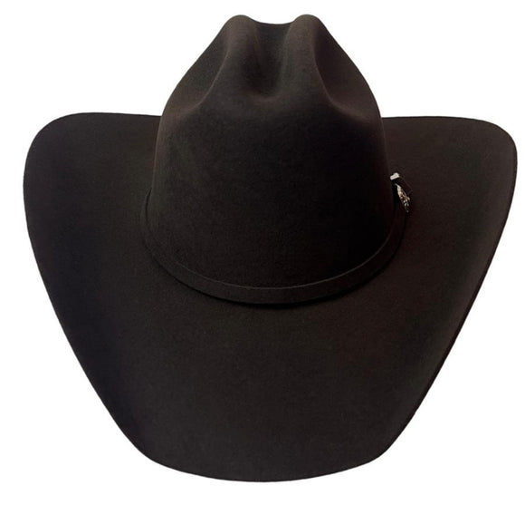 RRango Hats Malbroro  Fine Wool Felt Cowboy Hat Brown