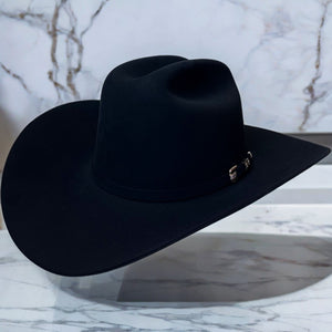 Stetson 1000X  Diamante Hat Made With Premium Chinchilla Beaver Black