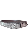 RRango Men's Western Belt 2 Inch Wide Cards