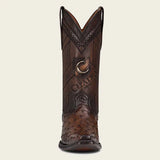 Cuadra Ostrich Snip Toe Boots Brown Style No.: : CU603 1B2FA1