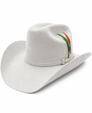 RRango Hats Rodeo Fine Wool Felt Cowboy Hat light grey