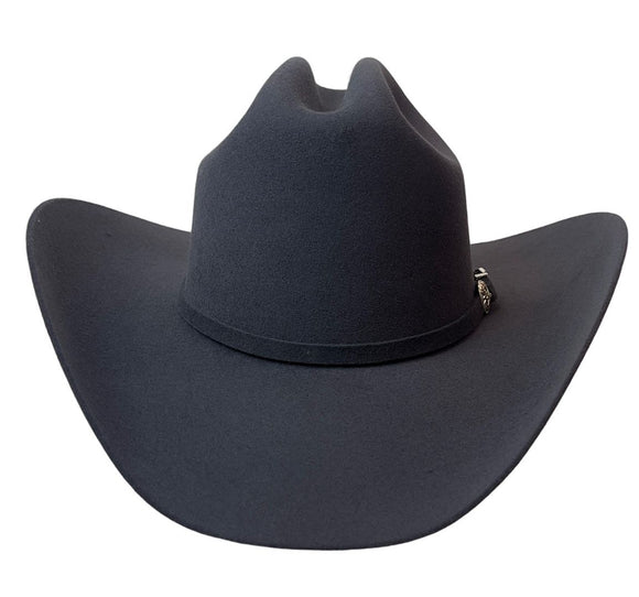 RRango Hats Malbroro  Fine Wool Felt Cowboy Hat Granite Gray