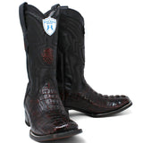 Wild West Men's Caiman Tail Ranch Toe Boot 2824L0118