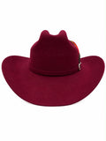 RRango Hats Rodeo Fine Wool Felt Cowboy Hat vino