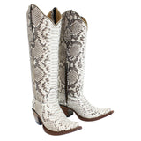 Los Altos Women's Boots Python Snip Toe 381C5747