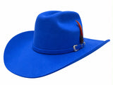 RRango Hats Rodeo Fine Wool Felt Cowboy Hat blue
