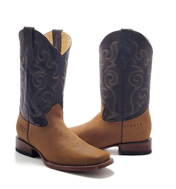 Denver Boots Rodeo Leather Grasso 813851