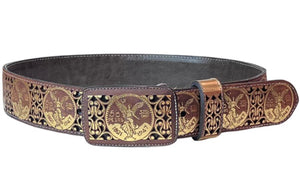 RRango Men's Western Belt 2 Inch Wide laser laser Centenario