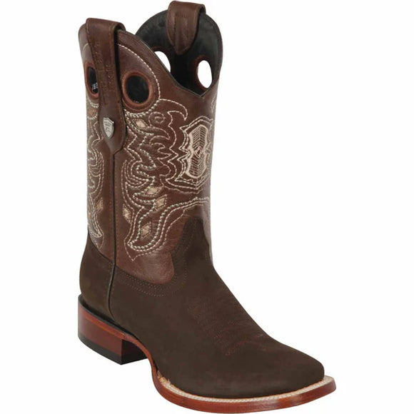 Wild West Men's Genuine Leather Ranch Toe Boot 28246359