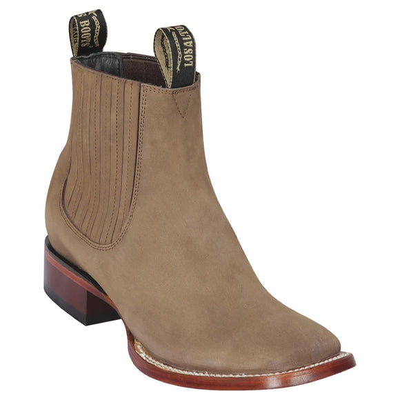 Ankle Square Toe Boot - Taupe Style No.: 82B6361 Los Altos Botin Punta Rodeo