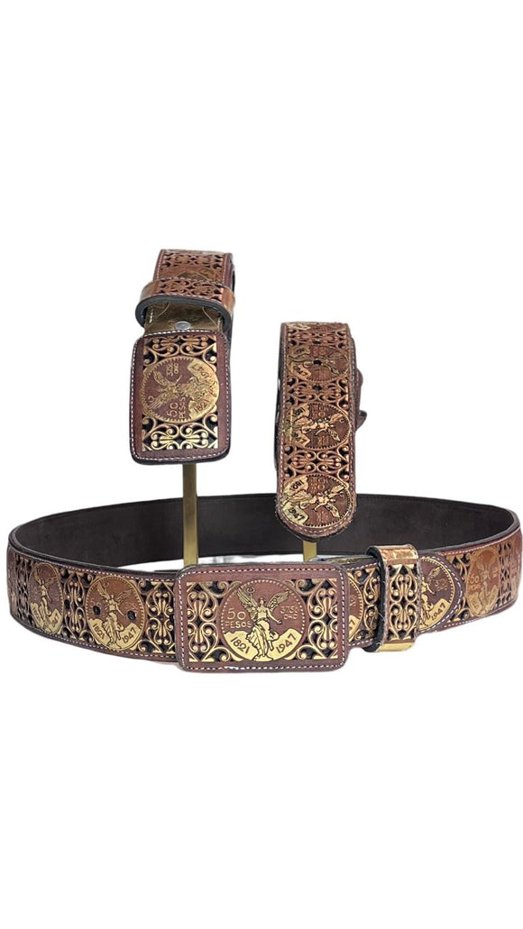 RRango Men's Western Belt 2 Inch Wide laser laser Centenario