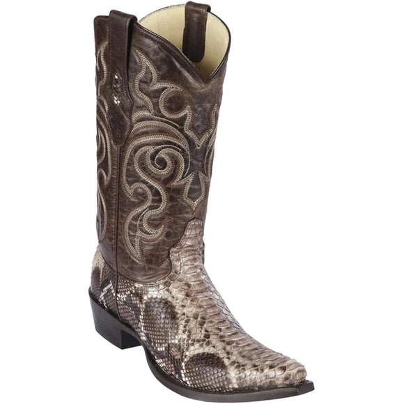 Brown Python Snip Toe Boots Style No.: 945785