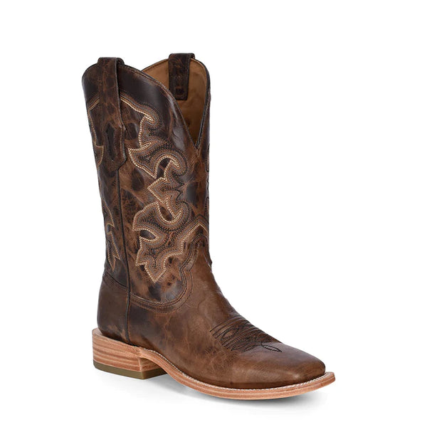 Men\'s Leather Western Cowboy Half Boot oleobuck moka Rodeo Botin moka 712 Men main image 3