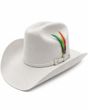 RRango Hats Rodeo Fine Wool Felt Cowboy Hat light grey