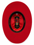 RRango Hats Rodeo Fine Wool Felt Cowboy Hat Red