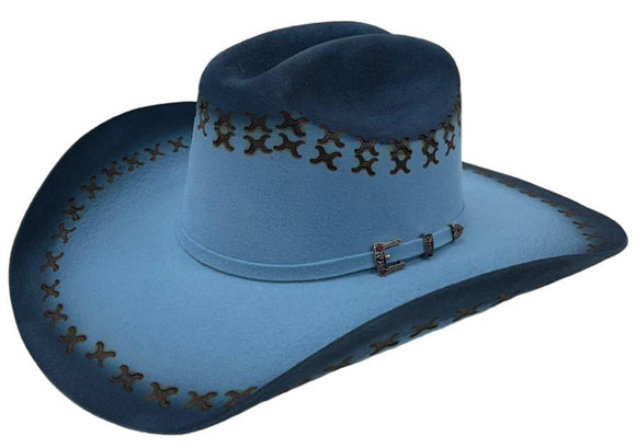 Stone  100X Roper Cowboy Felt Hat Diseno exclusivo