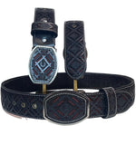 RRango Men's Western Belt 2 Inch Wide laser Navajeado