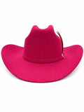 RRango Hats Rodeo Fine Wool Felt Cowboy Hat hot pink
