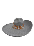 Sombrero Charro De Lana Gris