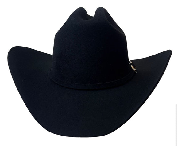 RRango Hats Joan  Fine Wool Felt Cowboy Hat Black