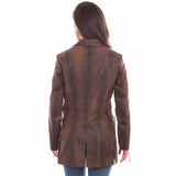 Scully Women's Vintage Brown Leather Jacket  L1089