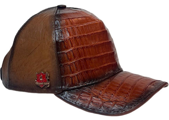 Gorra original  Caiman Lomo Cognac Rustico