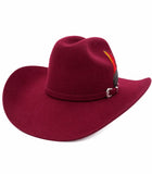 RRango Hats Rodeo Fine Wool Felt Cowboy Hat vino