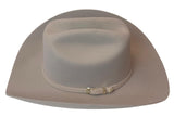 RRango Hats Julion Fine Wool Felt Cowboy Hat silver belly
