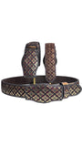 RRango Men's Western Belt 2 Inch Wide Laser Navajeado