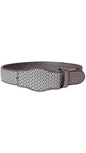 RRango Men's Western Belt 2 Inch Wide Laser