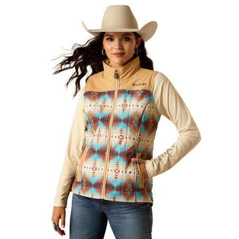 ARIAT SERRANO SOUTHWEST PRINT  LADIES VESTS  10052832