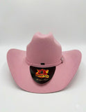 RRango Hats Rodeo Fine Wool Felt Cowboy Hat Pink