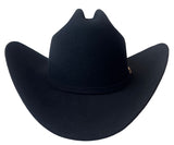 RRango Hats Larry Fine Wool Felt Cowboy Hat Black