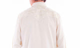 Scully Men's Silver Embroidered Gunfighter Shirt