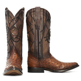 Cuadra Boots | Exotic Ostrich Round Toe Boots Style No.: 52254
